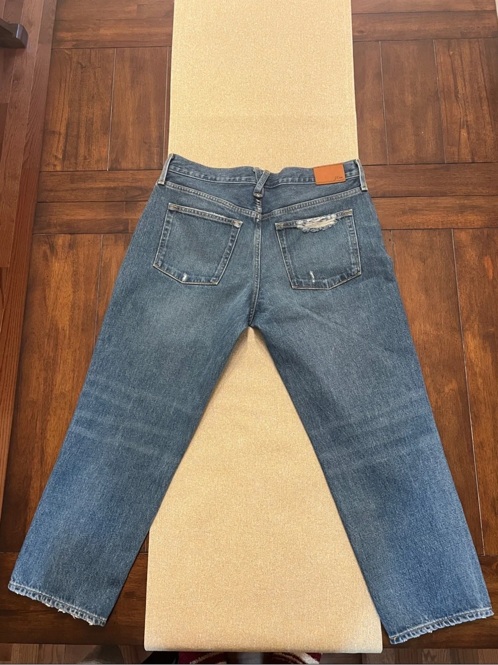 ❤️ J. Crew Relaxed Fit Distressed Jeans - Blue